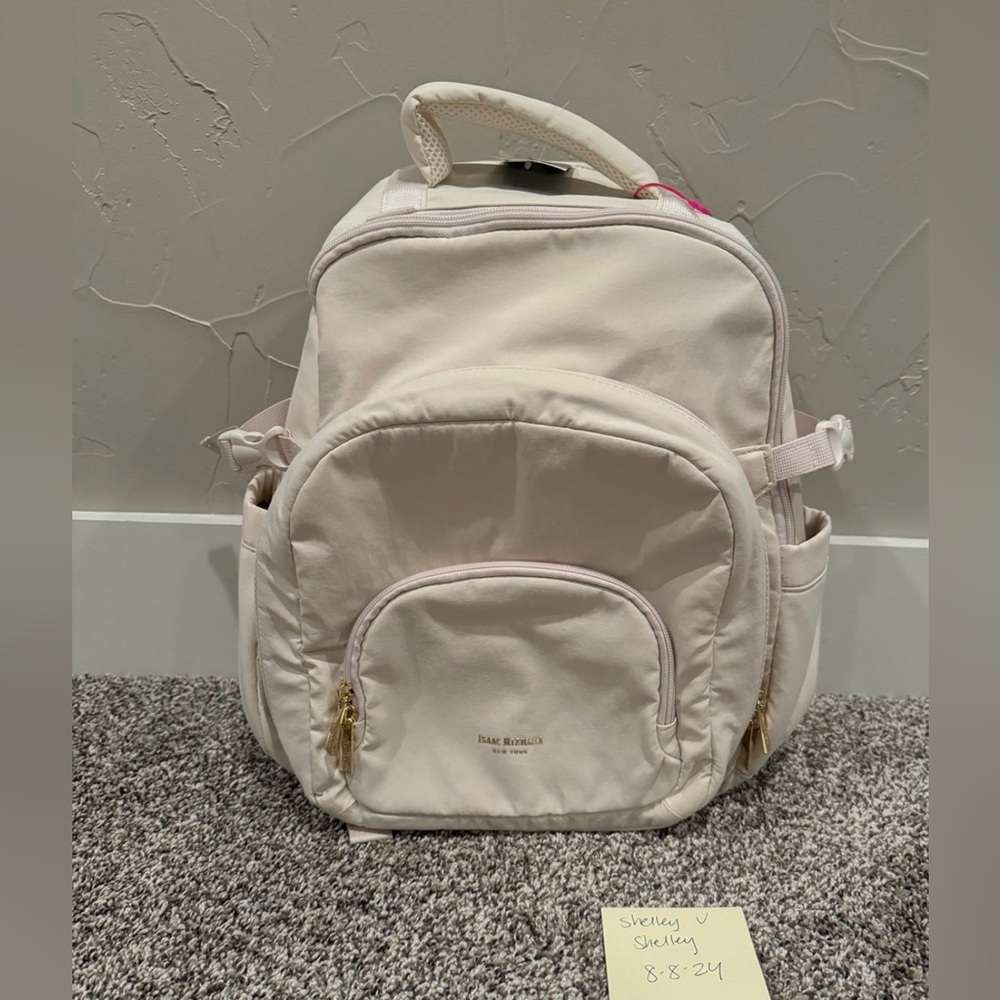 isaac mizrahi backpack cream fits a STANLEY
